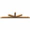 Ekena Millwork Saratoga Smooth Timber Gable Bracket, Western Red Cedar, 84"W x 21"H x 3 1/2"D x 3 1/2"F, 6/12 Pitch GBW084X21X0404SAR00SWR - alternate 3